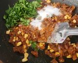 A picture of step 3 of Chana dal Onion Patti Samosa.