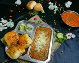 A picture of step 10 of Cheese pav bhaji.
