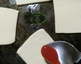 A picture of step 4 of No yeast no cheese pizza.