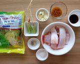 รูปขั้นตอนการทำที่ 1 ของ ปลาทับทิมต้มผักกาดดอง By แม่บ้าน