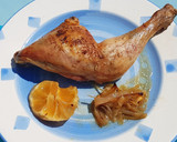 Foto del paso 13 de la receta: Muslos de Pollo al horno con Vino Blanco Dulce al Limón