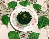 A picture of step 6 of Spinach Saag.
