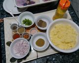 A picture of step 1 of Asian Patatoe paratha.