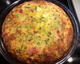 A picture of step 6 of Spicy Ham and Broccoli 🥦 Quiche.