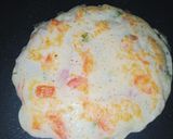 A picture of step 3 of Uttapam.