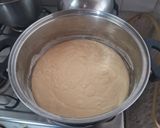 Foto del paso 5 de la receta: Torta de dos cítricos y jengibre decorada con dulce de leche y pera, ganache de chocolate
