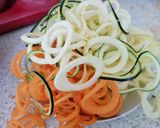 A picture of step 9 of My Spicy Spiralized, Potatoe, Carrot, Cougette & Onion Salad.