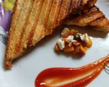A picture of step 5 of Grilled corn capsicum sandwich.