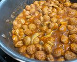 Pikáns szójapörkölt recept fázis 5 fotója
