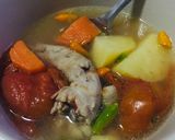 รูปขั้นตอนการทำที่ 5 ของ ซุปไก่ 3 สี และซุปไก่ต้มยำ