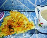Foto langkah ke 3 dari resep Omlet telur ala taiwan.