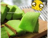 Foto langkah ke 7 dari resep Bolu Jerman Pandan Eba Chan - Kocok All in One+ Tricks.