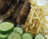 A picture of step 2 of Leftover kabab wrap.