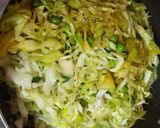 पत्ता गोभी मटर की सब्जी (patta gobhi matar ki sabzi recipe in Hindi) रेसिपी चरण 4 फोटो