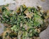 A picture of step 4 of Methi ki sabzi.