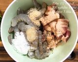 Hình bước làm 2 của món Tôm rim thịt ba chỉ