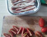 Gambar langkah 2 resipi Layered Tortilla Bake.