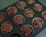 A picture of step 12 of Raspberry Caramel Muffins.