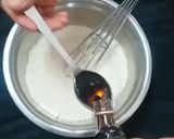 A picture of step 4 of Dark Chocolate cake.