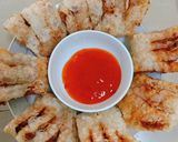 Hình bước làm 4 của món Bánh tráng cuộn thịt chiên giòn