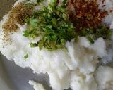A picture of step 4 of Stuffed cheese milti grain croquettes.