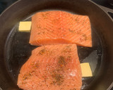 A picture of step 1 of Mango Salsa Salmon.