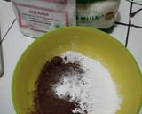 Foto langkah ke 2 dari resep Bolu Cokelat Tepung Beras.