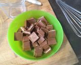 Une image de l'étape 2 de Crème dessert au Kinder.