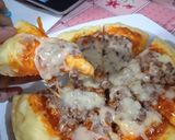Foto langkah ke 8 dari resep Pizza teflon empuk anti gagal.