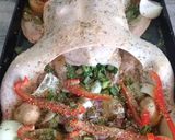 Foto del paso 6 de la receta: Pollo a la navideña con papas rústicas