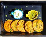 A picture of step 6 of Spring onion Mathri.