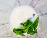 Foto del paso 1 de la receta: Lassi de hierbabuena, lima y jengibre