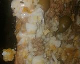 Foto del paso 6 de la receta: Pizza de atún casera. Para una asadera