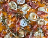 Une image de l'étape 5 de Bánh Tart Mặn Mơ, Jambon Serrano & Phô Mai Dê.