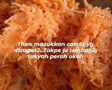 Gambar langkah 3 resipi CARROT CAKE / KEK LOBAK.