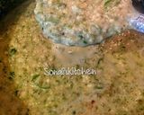 A picture of step 5 of Moong Dal cheela.