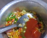 वेजिटेबल पिज़्ज़ा नेस्ट(Vegetable pizza nest recipe in hindi) रेसिपी चरण 2 फोटो