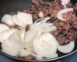 A picture of step 2 of Japanese Beef with Rice.