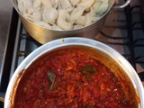 Salsa portuguesa 🍅🧅🥕🫑🌶️ para acompañar Cappellettis🍝😋