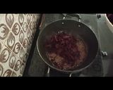 A picture of step 5 of Beetroot halwa.