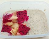 Foto langkah ke 3 dari resep Oatmeal Buah #sarapanku.