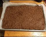 A picture of step 3 of No bake cookie bars.