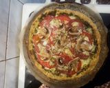 Φωτογραφία βήματος 8 της συνταγής Chicken Crust Pizza - Ελληνιστί Πίτσα με Ζύμη Κοτόπουλο!