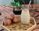 Φωτογραφία βήματος 2 της συνταγής Smoothie με ροδάκινο, ταχίνι και αμύγδαλο