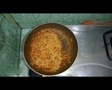 Foto langkah ke 5 dari resep Spaghetti Brulee bolognese kukus.