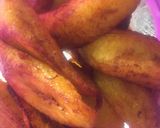 A picture of step 2 of Fried plantain and egg.