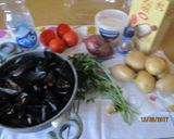 Foto del passaggio 1 della ricetta Riso pangrattato patate e cozze
