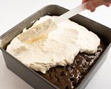 A picture of step 4 of Better Than Anything Cake.