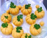 Hình bước làm 4 của món Chè trôi nước bí đỏ