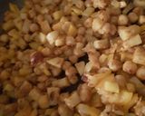 A picture of step 3 of Potato chickpea dish.